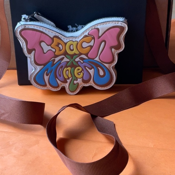 🦋 COACH X LIL NAS BUTTERFLY COIN CASE 🦋 NWT 🦋 - Picture 3 of 16